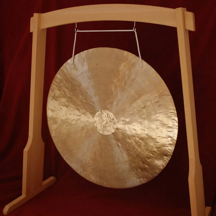 Gong en bronze utilisé pour le voyage sonore
